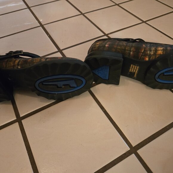 Fluevog Aimee Mary Jane Plaid with Black Trim. 7.5 EUC. $150 - Picture 3 of 3